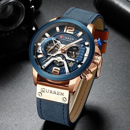 CURREN Chronograph Men's Sports Watch – Stylish & Waterproof Analog Quartz Wrist