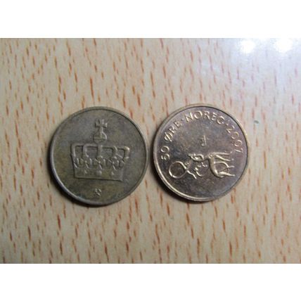 Norway 2007 50 Ore Coin