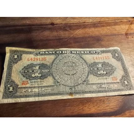 1967 Mexico 1 dollar l428155