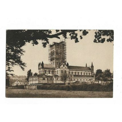 The Abbey Church, Buckfast, Devon, Postcard.