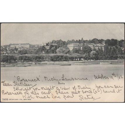 Ouchy, Vaud, 1902 - Burgy CPA
