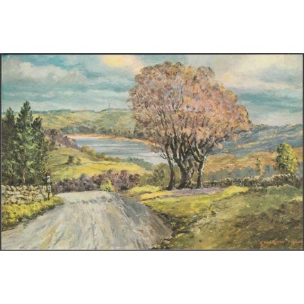 Swinsty & Norwood Edge, Washburn Valley, Yorkshire, c1980 - Post Office Postcard
