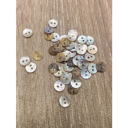 9mm Mother Of Pearl buttons 2 Hole Baby Cardigans Knitting Crafts Scrapbooking