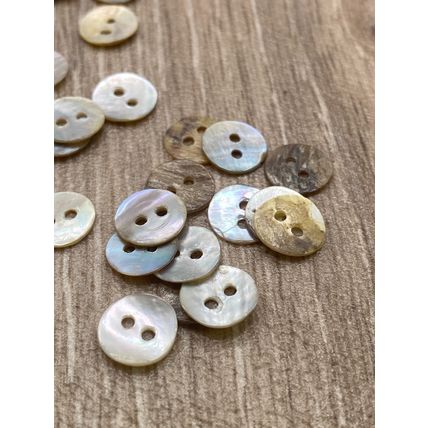 9mm Mother Of Pearl buttons 2 Hole Baby Cardigans Knitting Crafts Scrapbooking