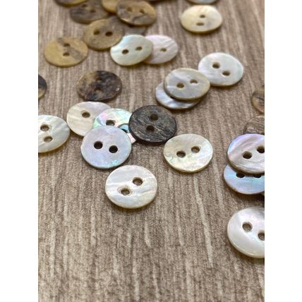 9mm Mother Of Pearl buttons 2 Hole Baby Cardigans Knitting Crafts Scrapbooking