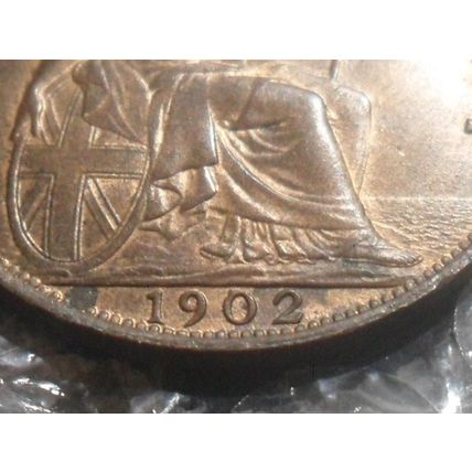 1902 Edward VII penny.