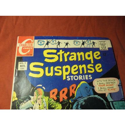 STRANGE SUSPENSE STORIES # 4 – Nov. 1968 – FN- - $7.00! Aparo artwork!!