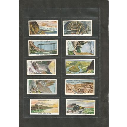 Original Churchman Cigarette Cards Full Set of 50 Wonderful Railway Travel 1937