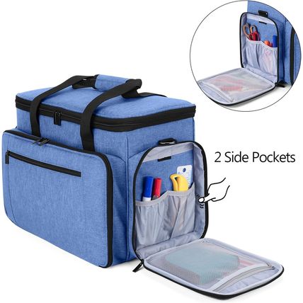 LUXJA Sewing Machine Carrying Bag with Removable Padding Pad, Travel Case for Se