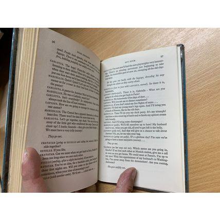 1971 JEAN ANOUILH "DEAR ANTOINE" DRAMA PLAY FICTION VINTAGE HARDBACK BOOK (P3)