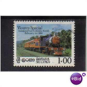 SRI LANKA 1986 VICEROY SPECIAL TRAIN 1R F/U SG924