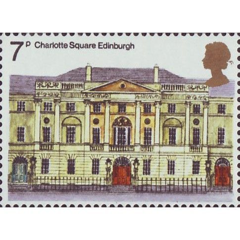 Great Britain 1975 European Architecture 7p Charlotte Sq Edinburgh Mint 2 SG 975