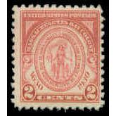 682 2c Massachusetts Just Clears MNH M07128