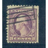 Used 502 3c George Washington Fine BPS A12030