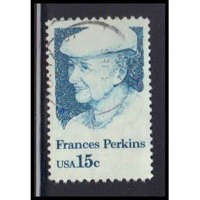 Used 1821 15c Frances Perkins Very Fine KA7904