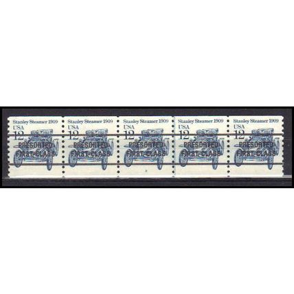 2132a 12c Stanley Steamer Very Fine MNH Dry Gum PNC 2/5 AA0438