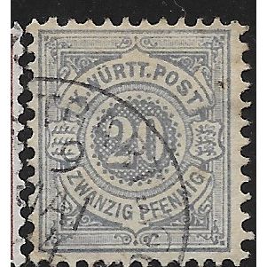 WURTEMBURG 1875 Michel 47 - fine used (o)