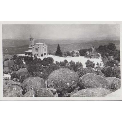 Portugal Guimaraes Aerial Real Photo Postcard