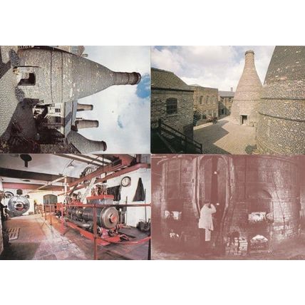 Gladstone Pottery Museum Staffs Drawing A Trial The Back Yard 4x Postcard s