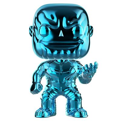 NEW Marvel Infinity War Blue Chrome Thanos Funko Pop Figure