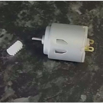 3 volt motors TruMotion E0142 Miniature Motor 3V 5240 RPM + worm gear