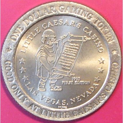 Little Caesars. $1 Casino Token. Las Vegas, NV. U27.