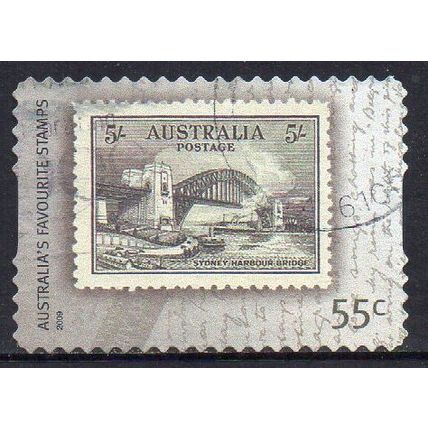 Australia 2009 Australia's Favourite Stamps - ­1932 5/- S H Bridge 55c s/a Used