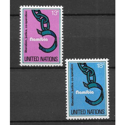 United Nations - New York 1978 Namibia Liberation MNH set S.G. 305-306