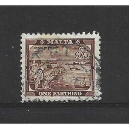 Malta.SG217 1/4d Grand Harbour,Valletta.Fine Used.Apr25b