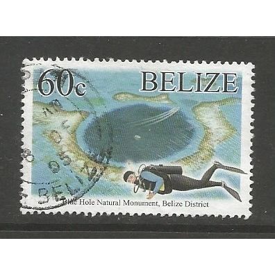 Belize 2005 Ecological and Cultural Heritage 60c Scuba Diving, used. SG1326