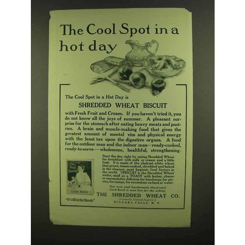 1908 Shredded Wheat Biscuit Ad - The Cool Spot