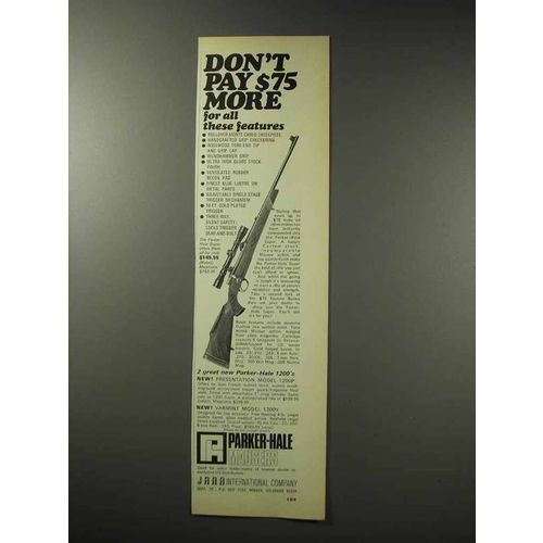 1969 Parker-Hale 1200 Mauser Rifle Ad