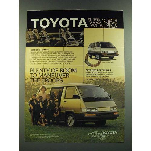 1986 Toyota WonderWagon Van Ad - Maneuver the Troops