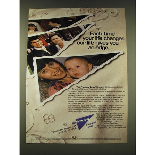 1989 The Principal Financial Group Ad - Each time your life changes