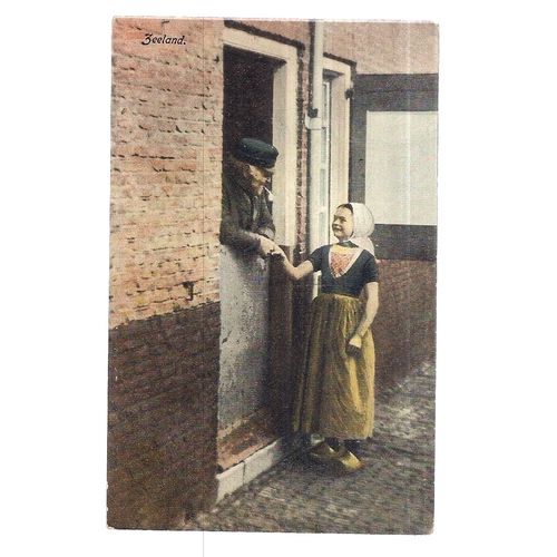 ZEELAND , Holland unused antique postcard =