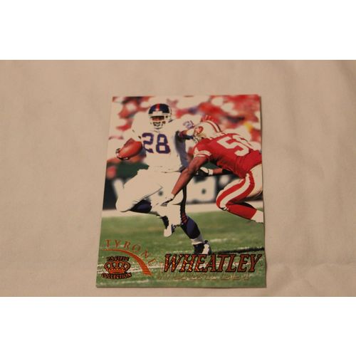 Tyrone Wheatley 1996 Pacific Gridiron PRESIDENTIAL COPPER NO. 82