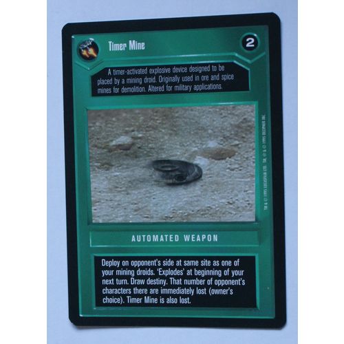 Star Wars CCG: Premiere Limited # Timer Mine (A) dark 1995 decipher