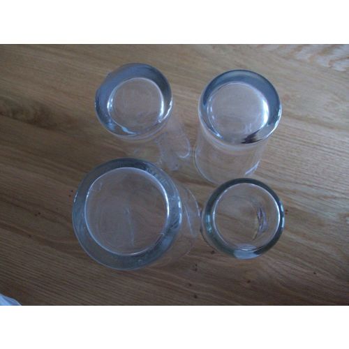Strongbow, Martini, Fuller’s Guinness 4 BRANDED DRINKS GLASSES **GC**
