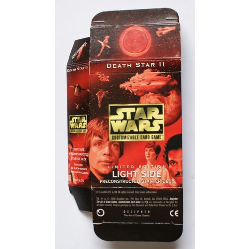 Star Wars CCG: Death Star II Limited # Empty Light Side Starter Deck Box (A)