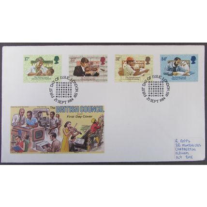 PHILART - THE BRITISH COUNCIL FIRST DAY COVER 1984