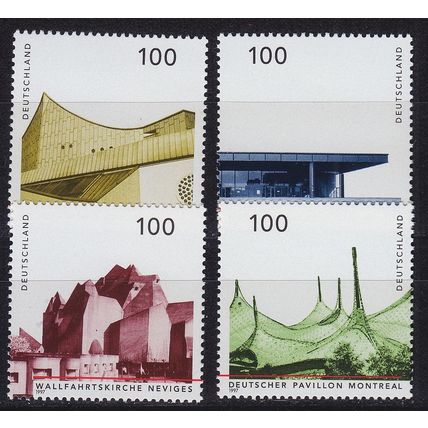 GERMANY BUND [1997] MiNr 1906-09 ( **/mnh ) Bauwerke