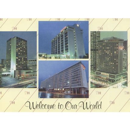 York Hannover Hotels Canadian Advertising Postcard