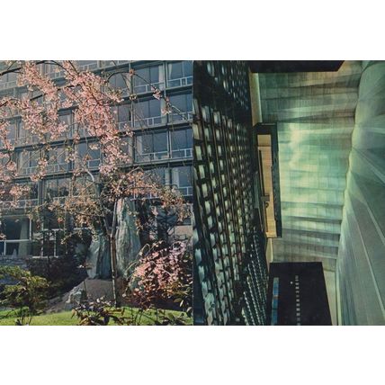 United Nations Main Conference Hall Gardens 2x Postcard s