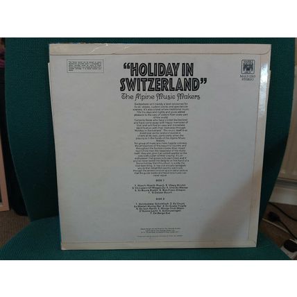 The Alpine Music Makers - Holiday on Switzerland (MALS1263) (LP)