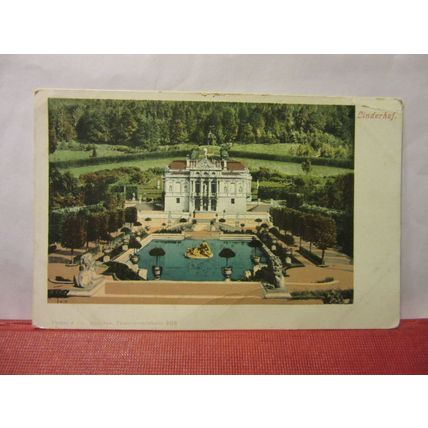 LINDERHOF, GERMANY unused antique postcard =