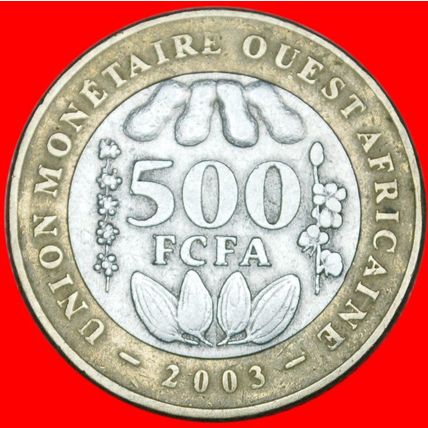 FRANCE GOLD FISH (2003-2010): WEST AFRICA★ 500 FRANCS 2003!★LOW START★NO RESERVE