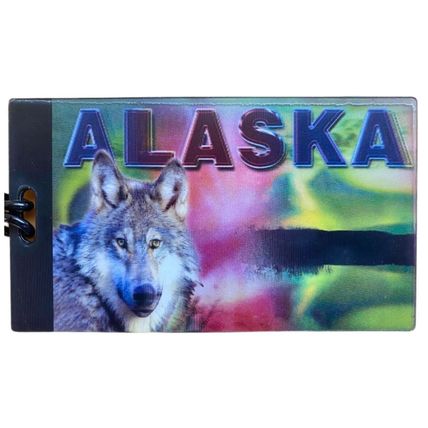 Alaska Wolf 3D Luggage Bag Tag