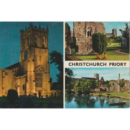Christchurch Priory multiview - John Hinde # 3BM132