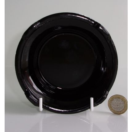 Art Deco Black Glass Plinth / Base / Stand.