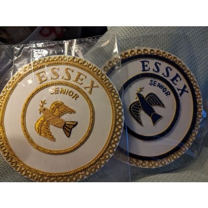 Masonic Dress Apron Badge - Essex - Sword Bearer